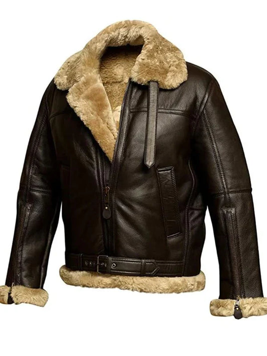 Rocky™ | Elegante Lederjacke für einen stilvollen Winter