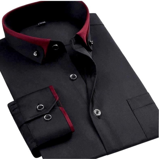 Jimmy | Elegante klassische Langarmshirt